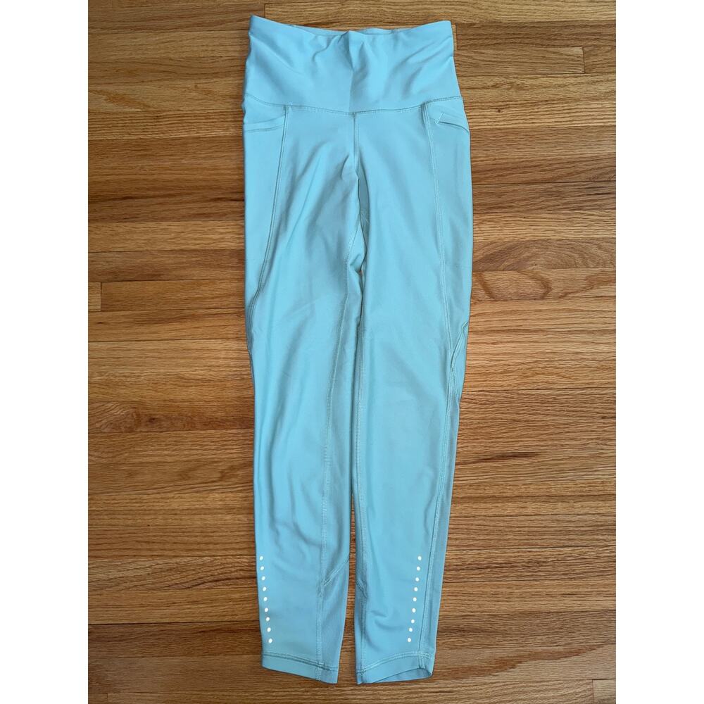 Old Navy Active PowerSoft High Rise Go Dry Blue Leggings Women's Size X-Small XS
